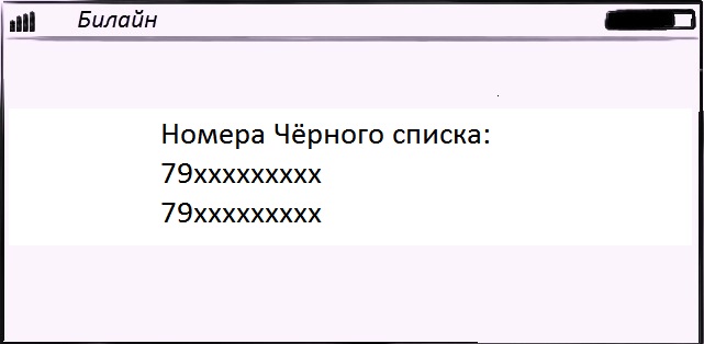 Услуги Билайна «Чёрный список» - что, как и где работает Услуги Билайна «Чёрный список» - что, как и где работает