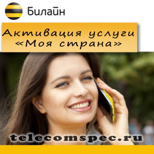 Услуга «Моя страна» от Билайн – как разговаривать и экономить одновременно
