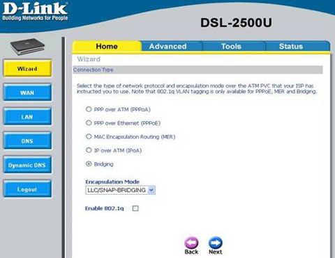 Как правильно настроить роутер D-Link DSL-2500U для сети Ростелекома