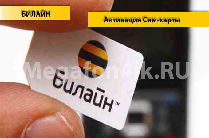 Инструкция по активации сим карты Билайна