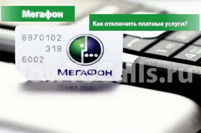 Как отключить все платные услуги на Мегафоне?