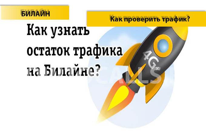 Как проверить трафик на Билайн