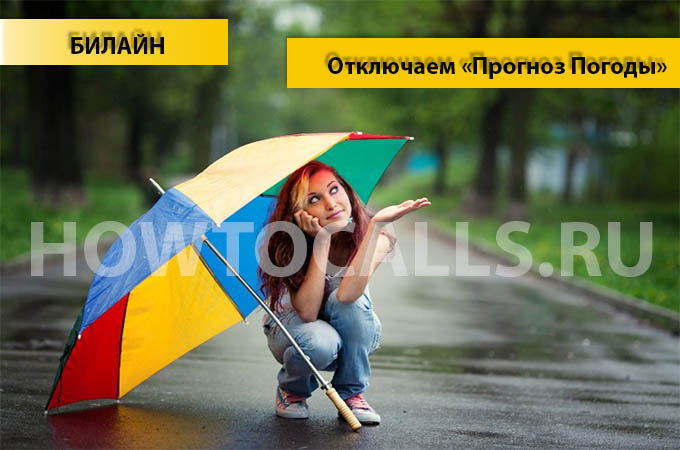 Как отключить прогноз погоды на Билайне - 3 способа отключения Прогноза Погоды Билайн