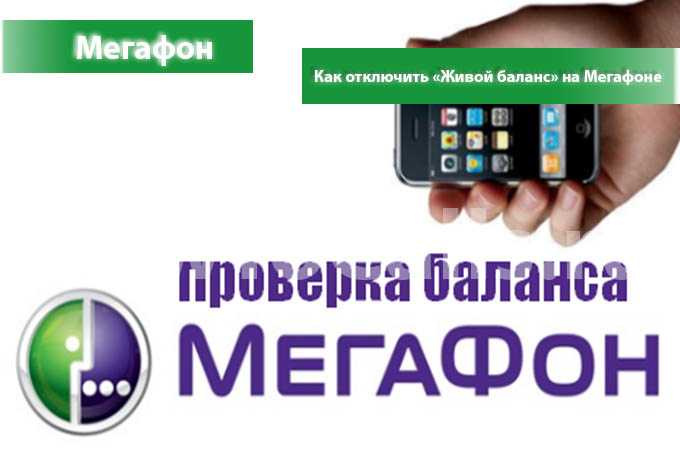 Как отключить услугу «Живой баланс» на Мегафоне Как отключить услугу «Живой баланс» на Мегафоне