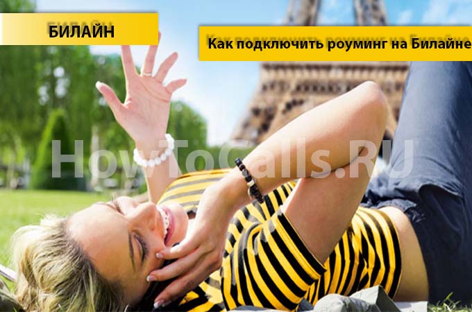 Как подключить и отключить Роуминг по России и Международный роуминг на Билайне