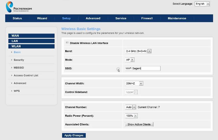 Роутер Ростелеком Sagemcom f st 1744 v2, настраиваем двумя способами