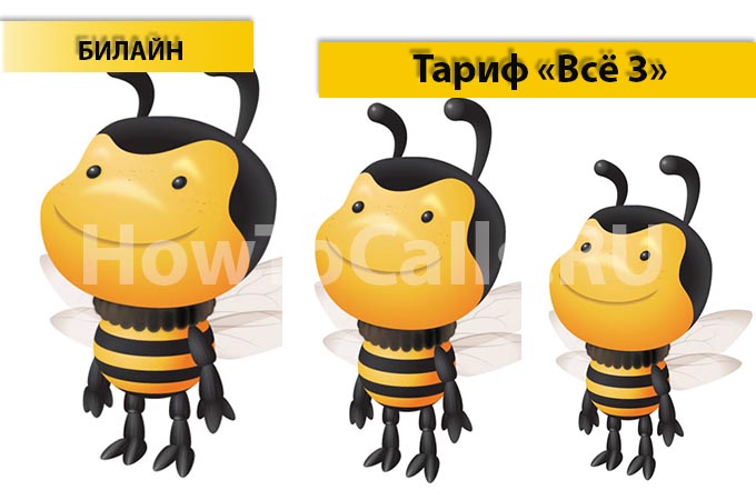 Тариф «Всё 3» от Билайн - описание тарифа, как подключить и как отключить тариф Всё 3 от Билайн