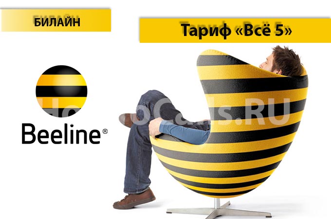 Тариф «Всё 5» от Билайн - описание тарифа, как подключить и как отключить тариф Всё 5 от Билайн
