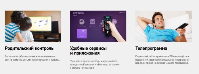 Тарифы кабельного телевидения от Ростелеком