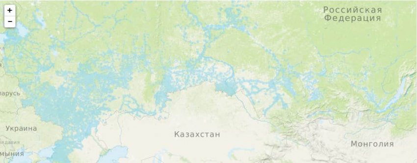 Карта зоны покрытия мобильной связи и интернета Ростелеком
