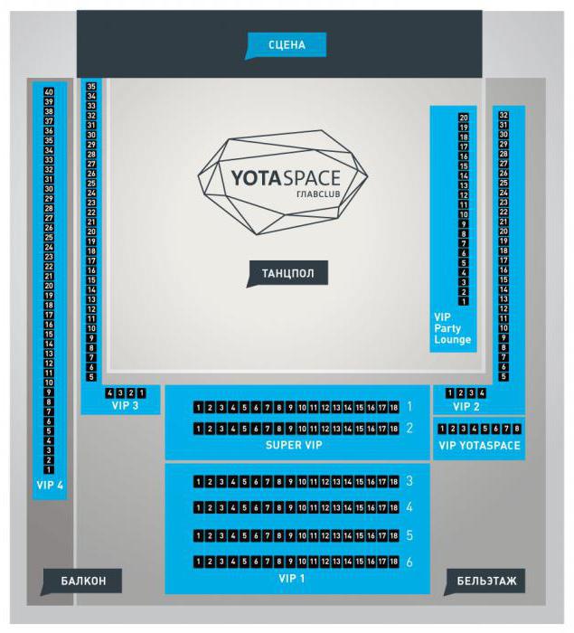 Yota Space, адрес клуба и вместимость, площадка для фестивалей